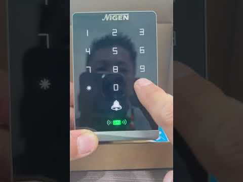 Delete access card on NIGEN model NS-2 & NS-3