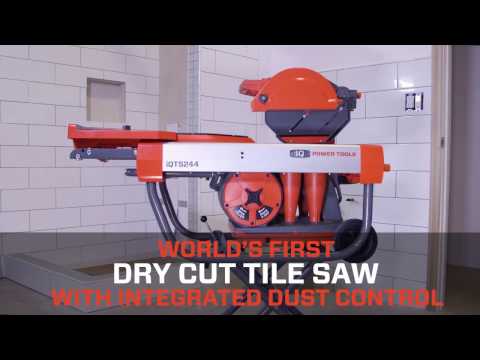 World's First Dry Cut Tile Saw — The iQTS244