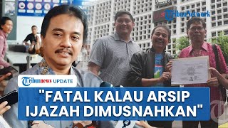 Reaksi Roy Suryo atas Pemusnahan Arsip Ijazah Jokowi oleh KPU Surakarta: 