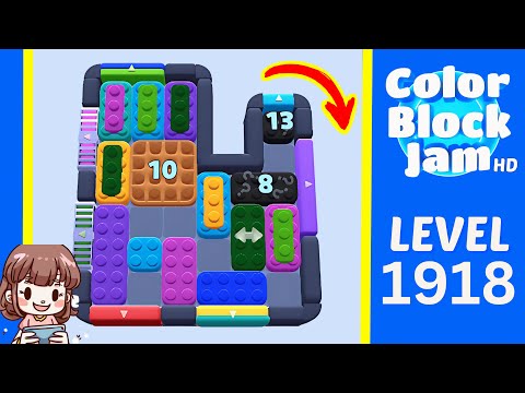 Color Block Jam Level 1011 (1918) Solution Walkthrough