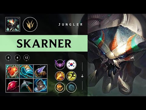Skarner Jungle vs Nidalee - KR Master Patch 25.24