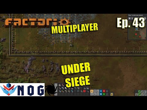 Factorio Multiplayer with STHedgehog Ep43 | Mining Station Under Attack
