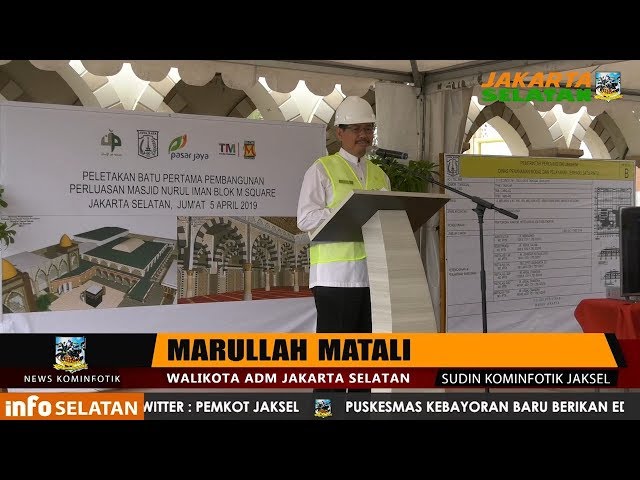 Peresmian dan Peletakan Batu Pertama Masjid Khusus Wanita Blok M Square