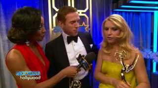 Damian Lewis & Claire Danes - Emmy Awards Backstage