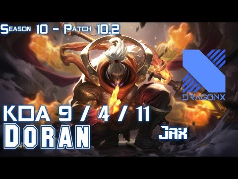 DRX Doran JAX vs DARIUS Top - Patch 10.2 KR Ranked
