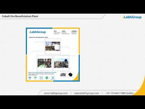 Cobalt ore processing beneficiation plant machinery