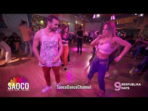 Sergio Timbachata and Beige Zsuzsanna Bojte Salsa Dancing at Respublika Days 9, Thu 02.05.2019 (SC)