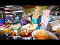 Street Food Malaysia 🇲🇾 NASI KERABU + Malay Food Tour in Kelantan, Malaysia!