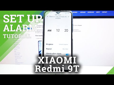 How to Set Up Alarm Clock on XIAOMI Redmi 9T – Alarm Clock Settings