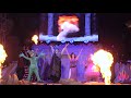 Full Villains Unleashed Hades Hangout opening stage show with Megara at Walt Disney World