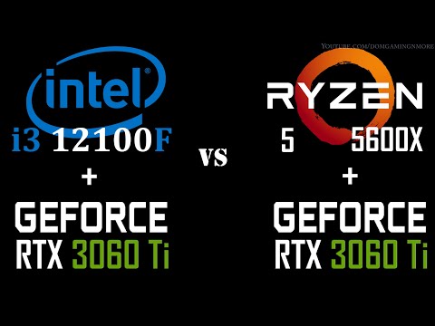 i3 12100F vs Ryzen 5 5600X Feat RTX 3060 Ti || 14 Games Tested