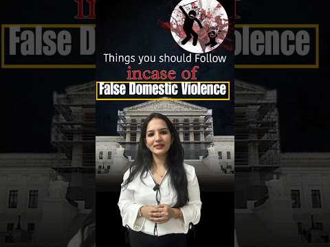 False Domestic Violence Case mein kya karna chahiye? Jaaniye! Legal World with Garima