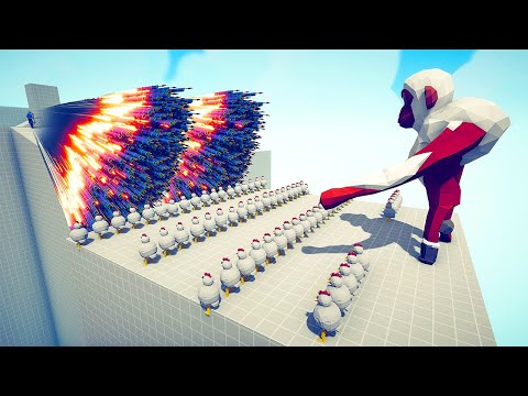 KING KONG AND CHICKEN INVASION vs EVERY GOD - Totally Accurate Battle Simulator TABS