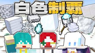 【定例配信】白色のアイテムを全て集めるまで終われません！【マイクラ・マインクラフト】
