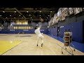 Steph Curry Makes 5 Full Court Shots In A Row Second Angle