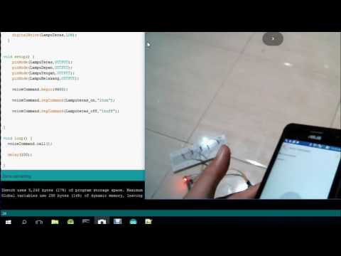 Perintah Suara untuk Arduino Video