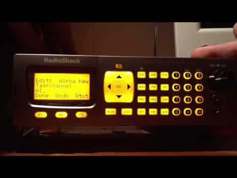 How to program a Radio Shack Pro-197 Digital Trunking Scann