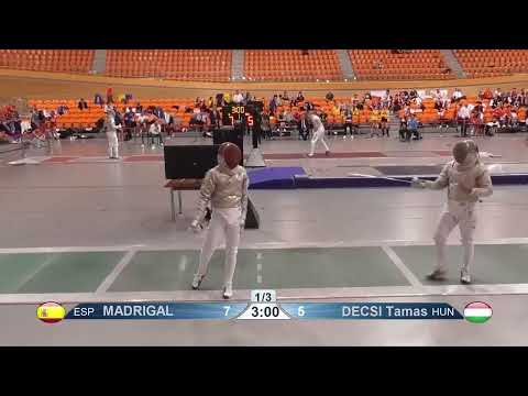 European Championships 2023 SMS - L32 - Santiago Madrigal ESP v Tamas Decsi HUN