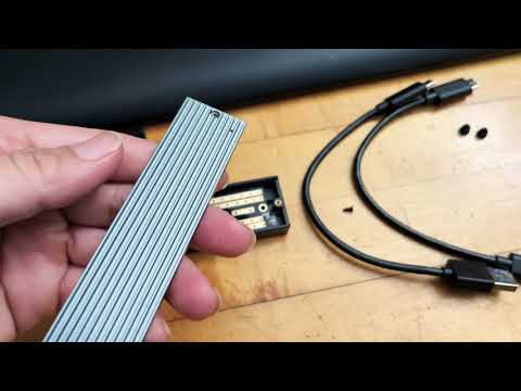 Orico M.2 aliuminis 20 Gbps video
