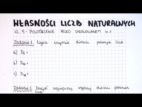 Własności liczb naturalnych - klasa 5 - GWO - Matematyka z plusem - sprawdzian - pdf w opisie