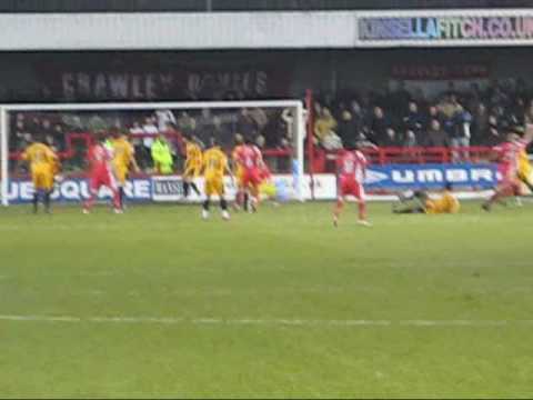 Crawley Town 2-2 Woking - Match Highlights (01/01/09)