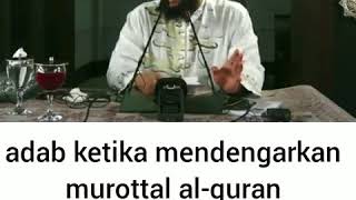 Download lagu [TANYA JAWAB] UST. KHALID BASALAMAH - ADAB KETIKA MENDENGARKAN MUROTTAL AL-QUR'AN mp3