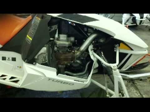 Building of the compound turbo snowmobiles.