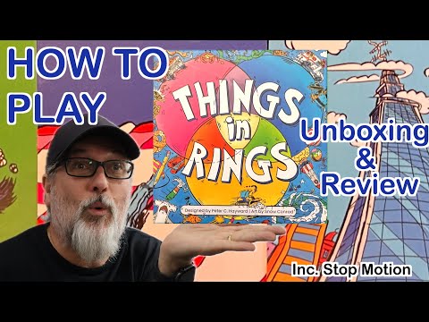 Things in Rings | How to Play including Unboxing and Review | allplay | Peter C Hayward | Board Game