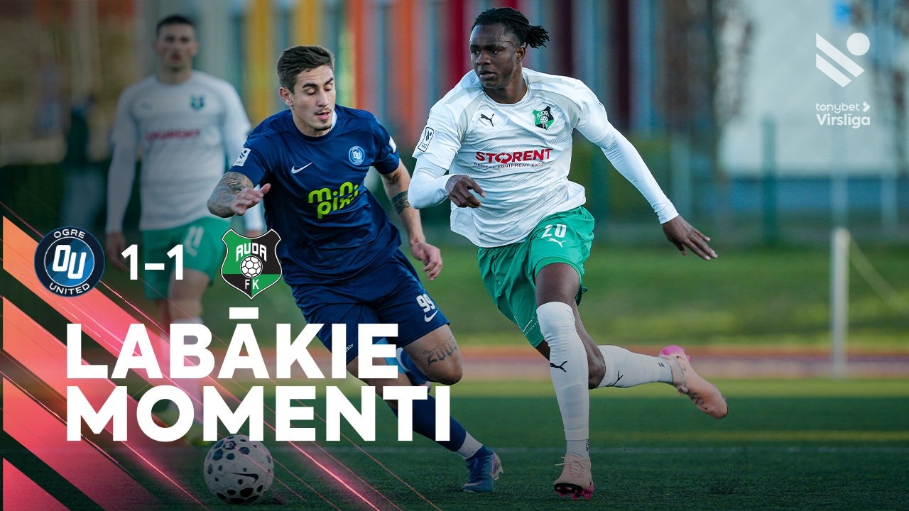Ogre United vs FK Auda Highlights