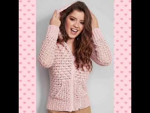 Tutorial complet. Facem un cardigan sport, cu gluga, crosetat, cu schema inclusa