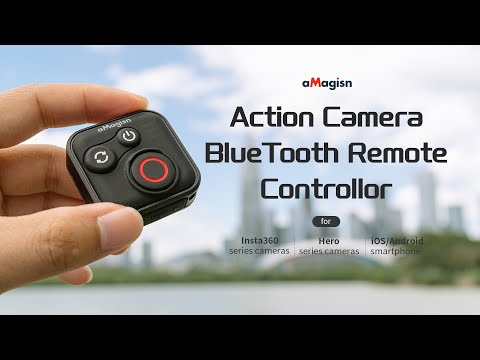 Пульт для Insta360 DJI GoPro смартфону IPX4 70м 96год aMagisn AM40, Bluetooth-пульт для екшн-камери, USB Type-C - фото 1 - id-p3162312415