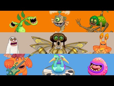 Best Monsters Trios of All Island #3 - Similar and Cool Sounds | My Singing Monsters