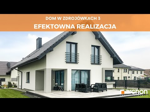Dom w zdrojówkach 3 – Efektowna realizacja I ARCHON+ Projekty Domów
