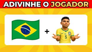 Adivinhe os Jogadores pelos Emojis ⚽ | Desafio dos Emojis | Vini Jr, Haaland, Mbappé | Detona Quiz