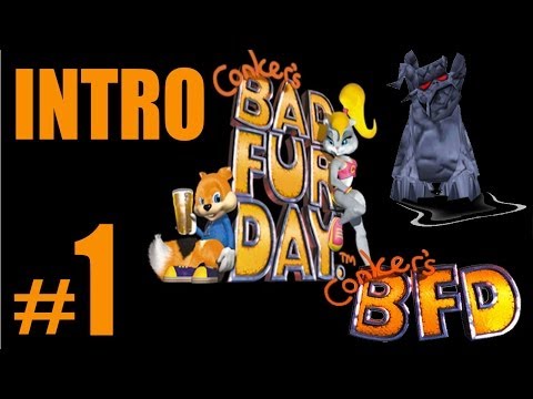 Conker's Bad Fur Day - Walkthrough part 1- Introduction- no commentary