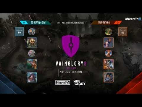 NULL GAMING vs GG NEWTYPE 2nd GAME 1 - SEMIFINALS - Vainglory 8 EA | Split 1 - Week 3