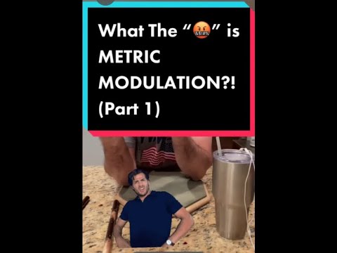 Metric Modulation Explained in 60 seconds (Part 1) #Shorts