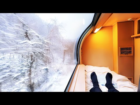 Fahrt mit Japans berühmtem Schlafwagenzug – Sunrise Express | Tokio nach Izumo | 4K-Reise-Vlog