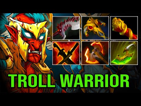 LEGENDARY AND MASTER TIER  [ Troll Warlord ] - INSANE CARRY LATE GAME