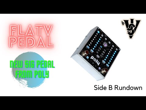 New Poly Flat V Sig Pedal - Side B Overview