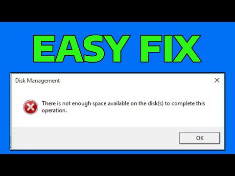 How To Fix There is Not Enough Space on the Disk to Complete This Operation