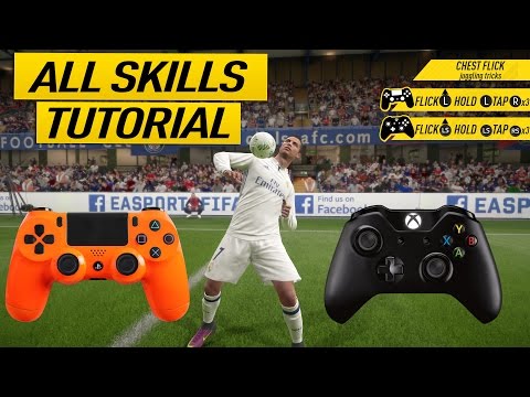 FIFA 17 ALL SKILLS TUTORIAL + SECRET SKILL MOVES & NEW SKILLS - XBOX & PLAYSTATION