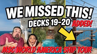 MSC World America Full Ship Tour 2025