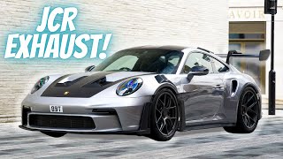 Brand NEW Porsche 992GT3 RS arrives in London with a JCR Exhaust!