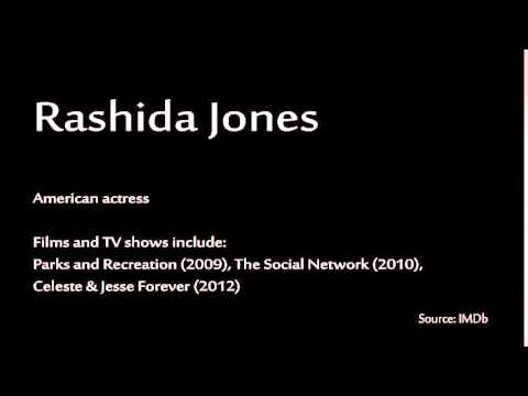 How to pronounce - Rashida Jones