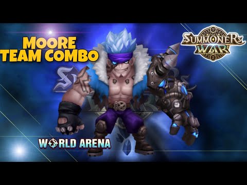 Moore Team Combo in World Arena Ep. 3 - Summoners War