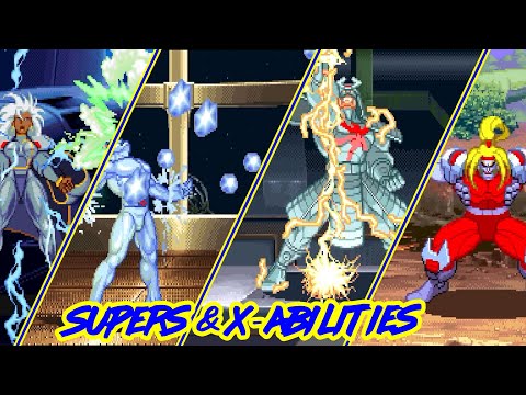 X-Men Children of the Atom : All Super Moves and X-Abilities