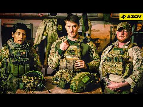 Azov’s Foreign Recruits Show Their Gear Before an Assault