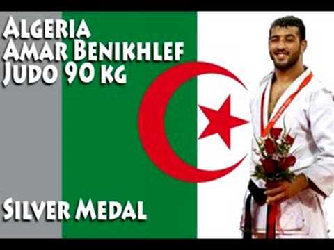 Amar Benikhlef Judo 90 kg  Algeria Silver Medal