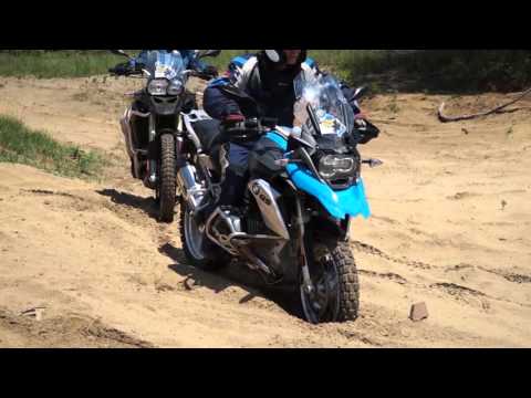 Riding Through Deep Sand on a BMW GS